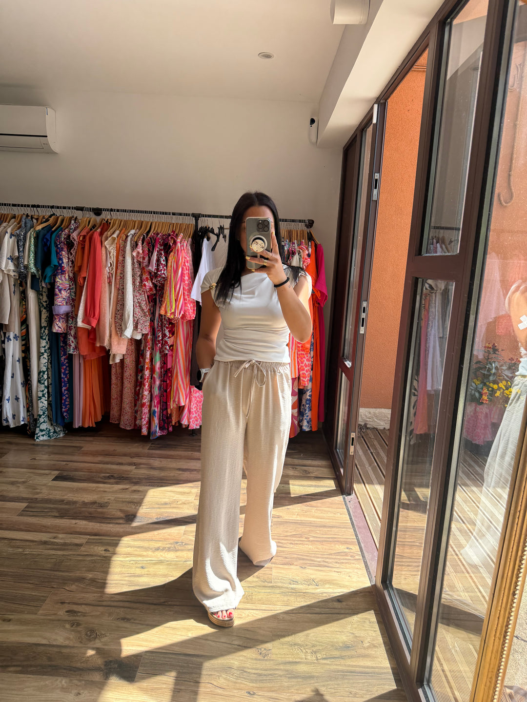 Pantalon Ira beige