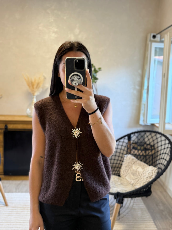 Gilet Sun choco