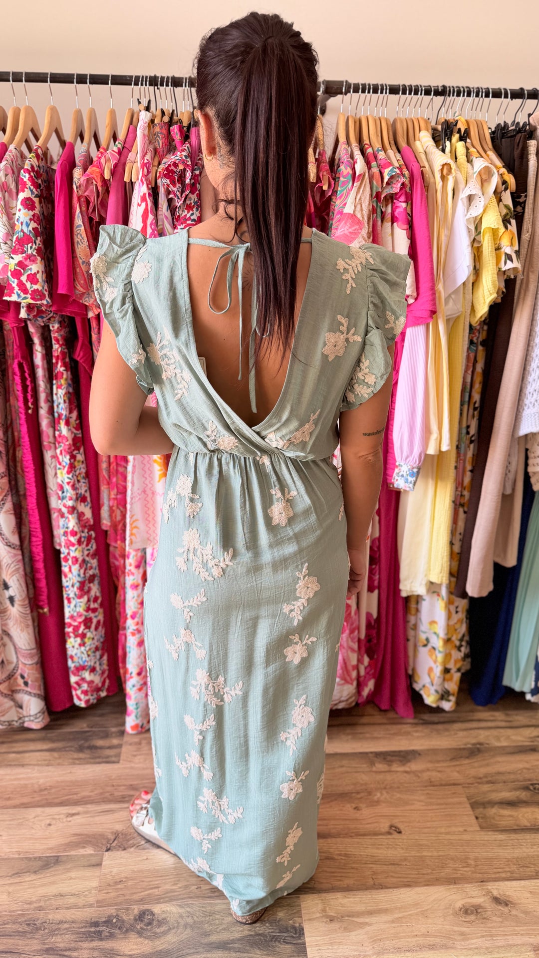Robe longue Ether CURVY (PRÉCOMMANDE EXPÉDITION LE 2/06)
