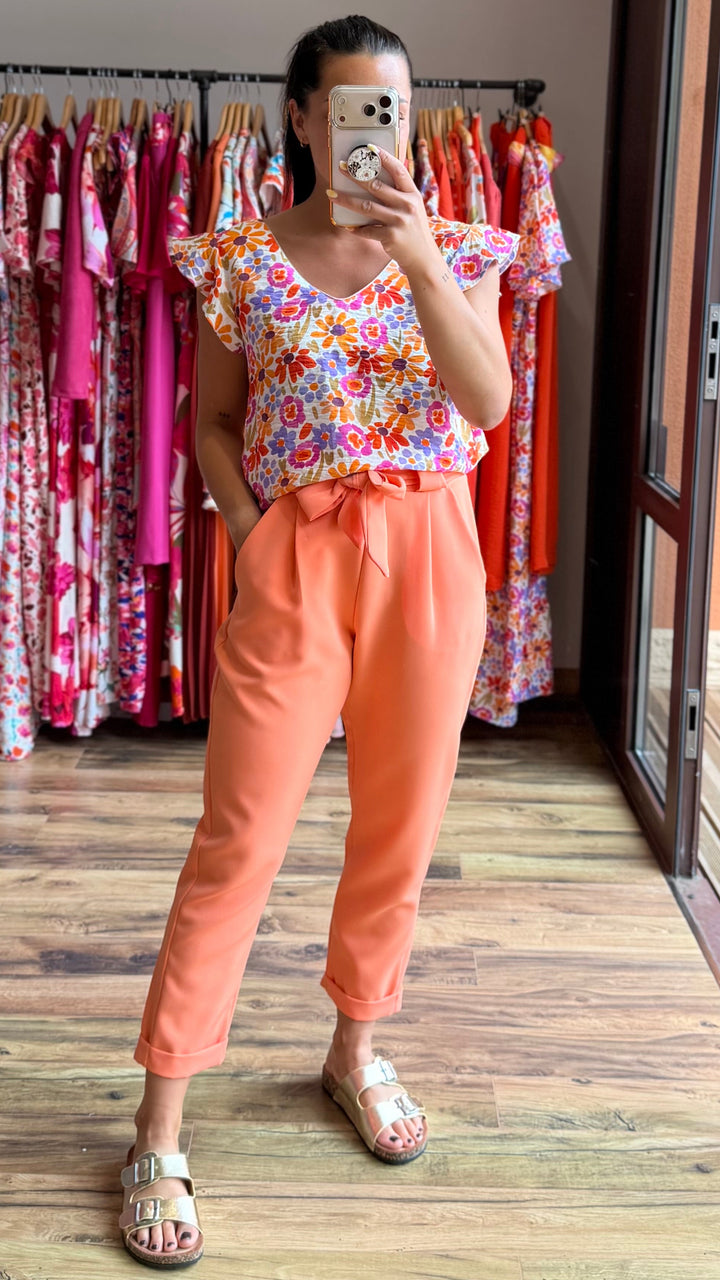Pantalon Evy Abricot