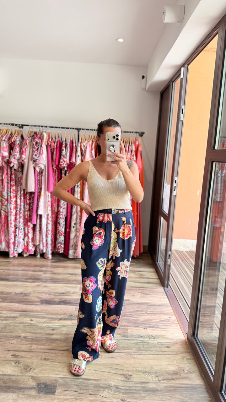 Top Afida doré CURVY