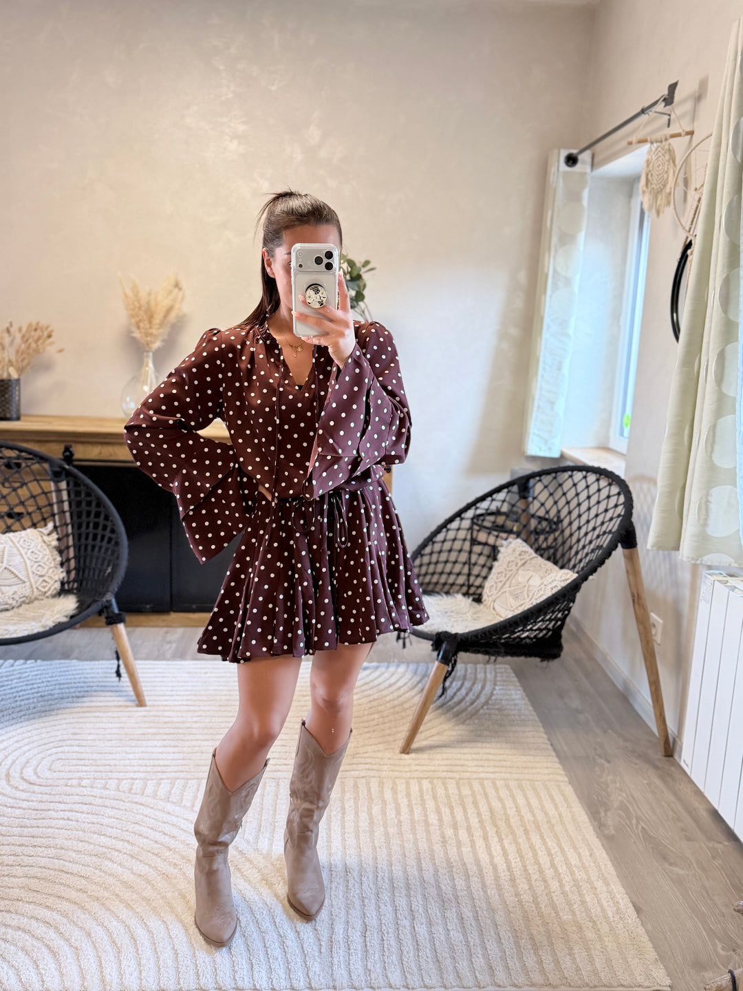 Robe burdy choco