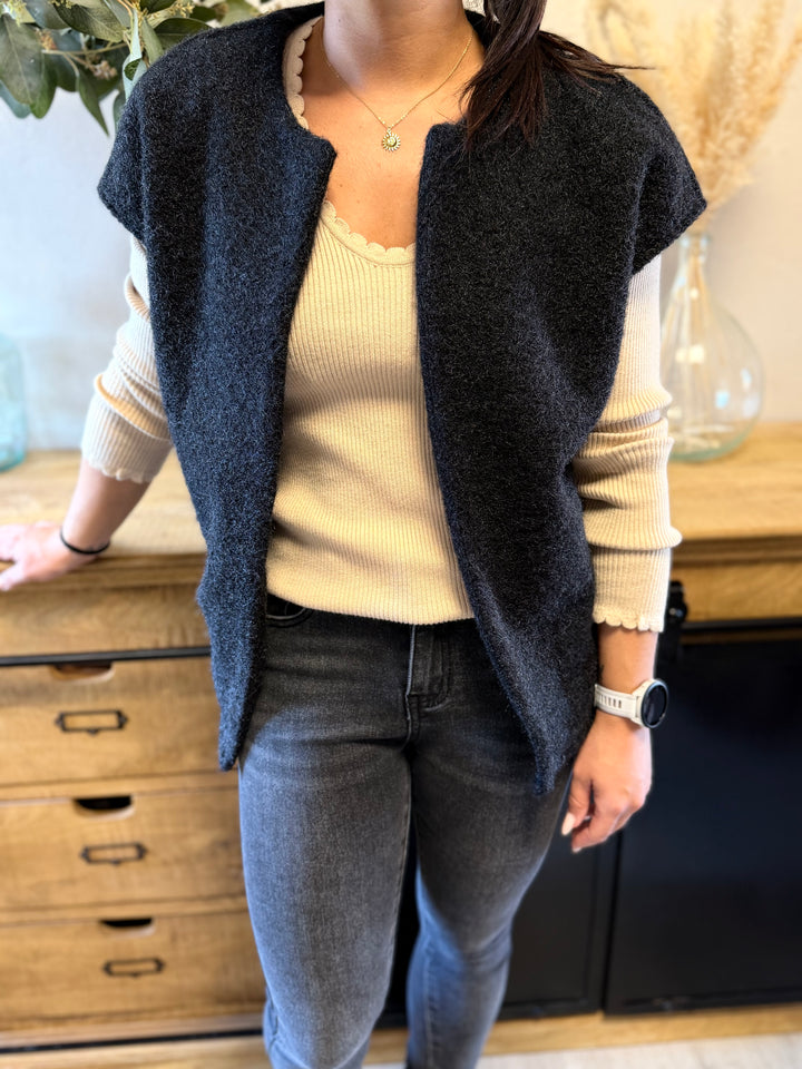 Pull fin Aragone beige