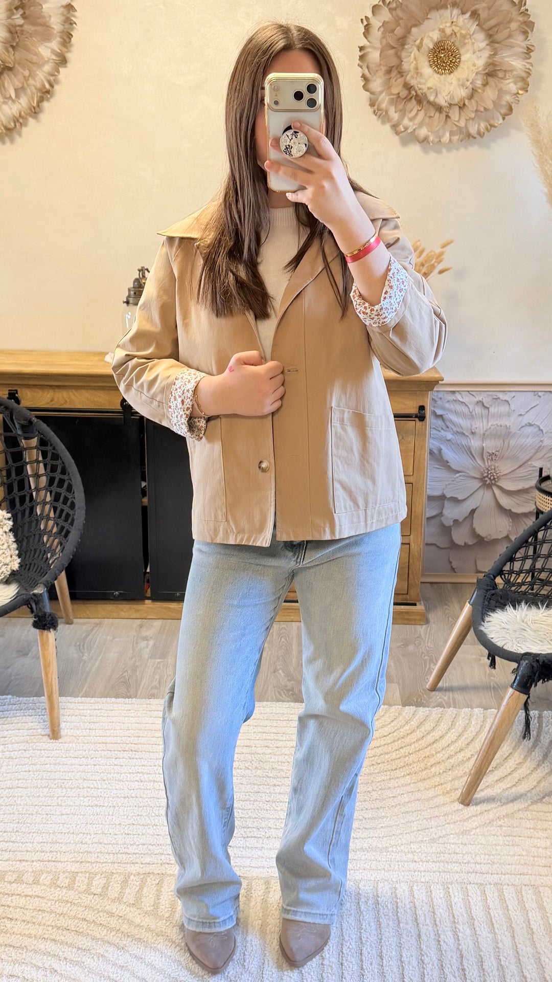 Trench Faustin beige