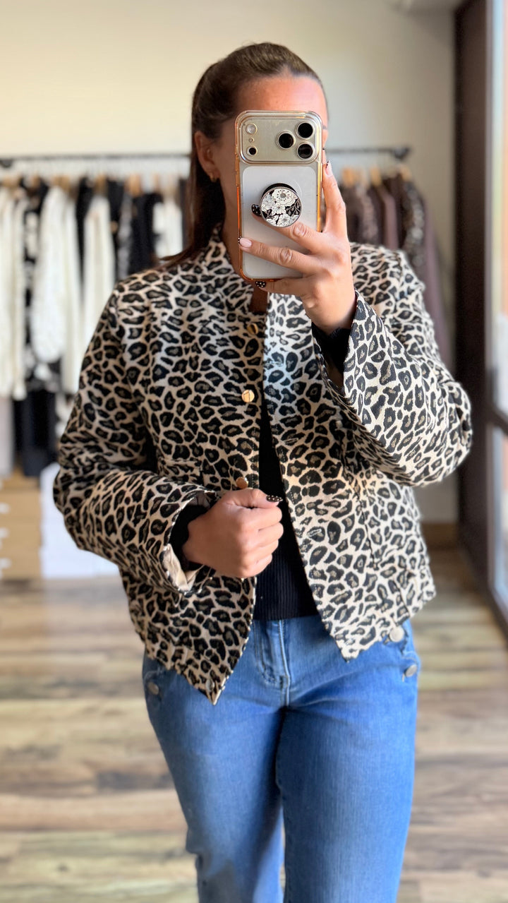 Veste Tina léopard