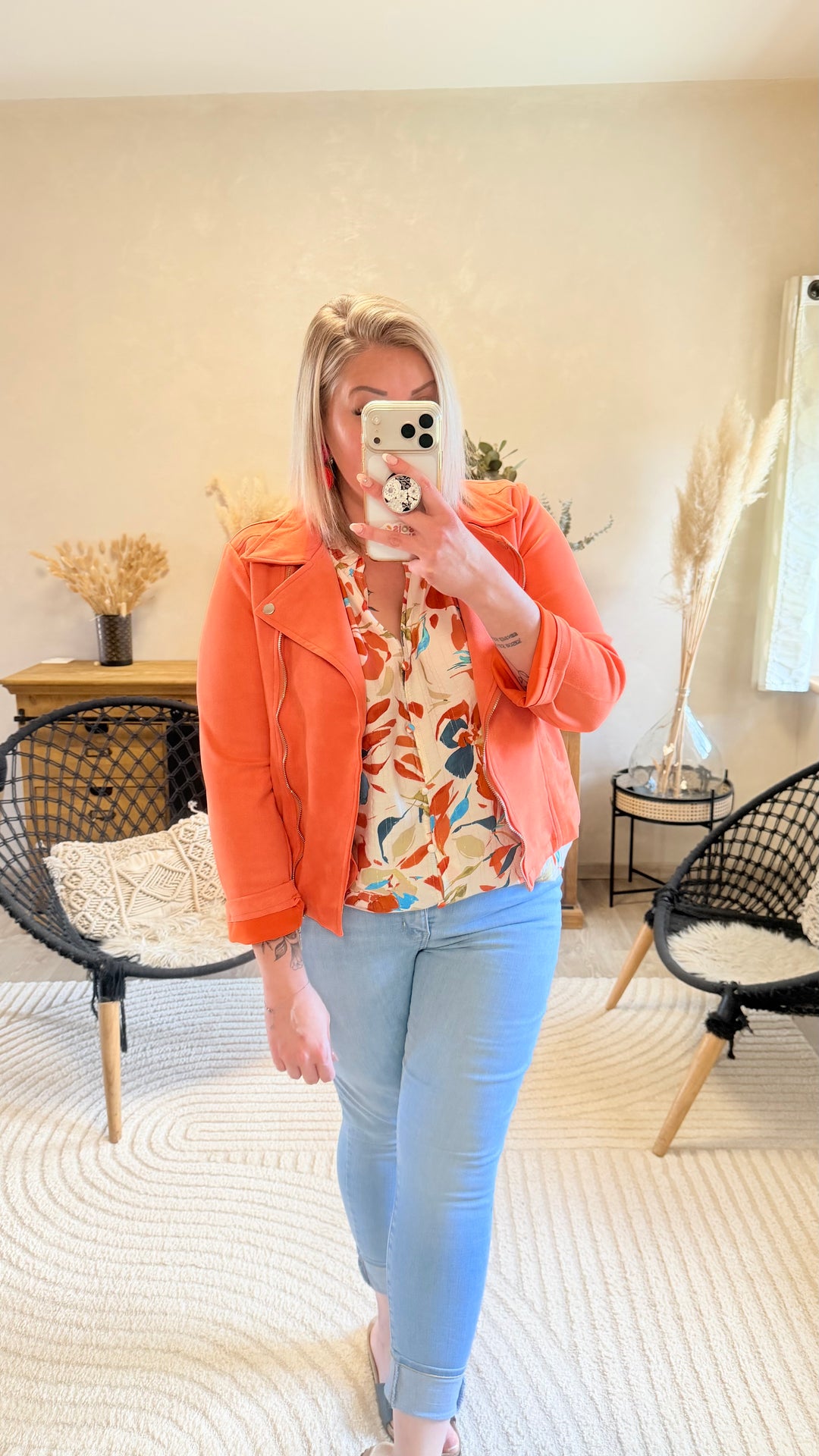 Veste suédine CURVY