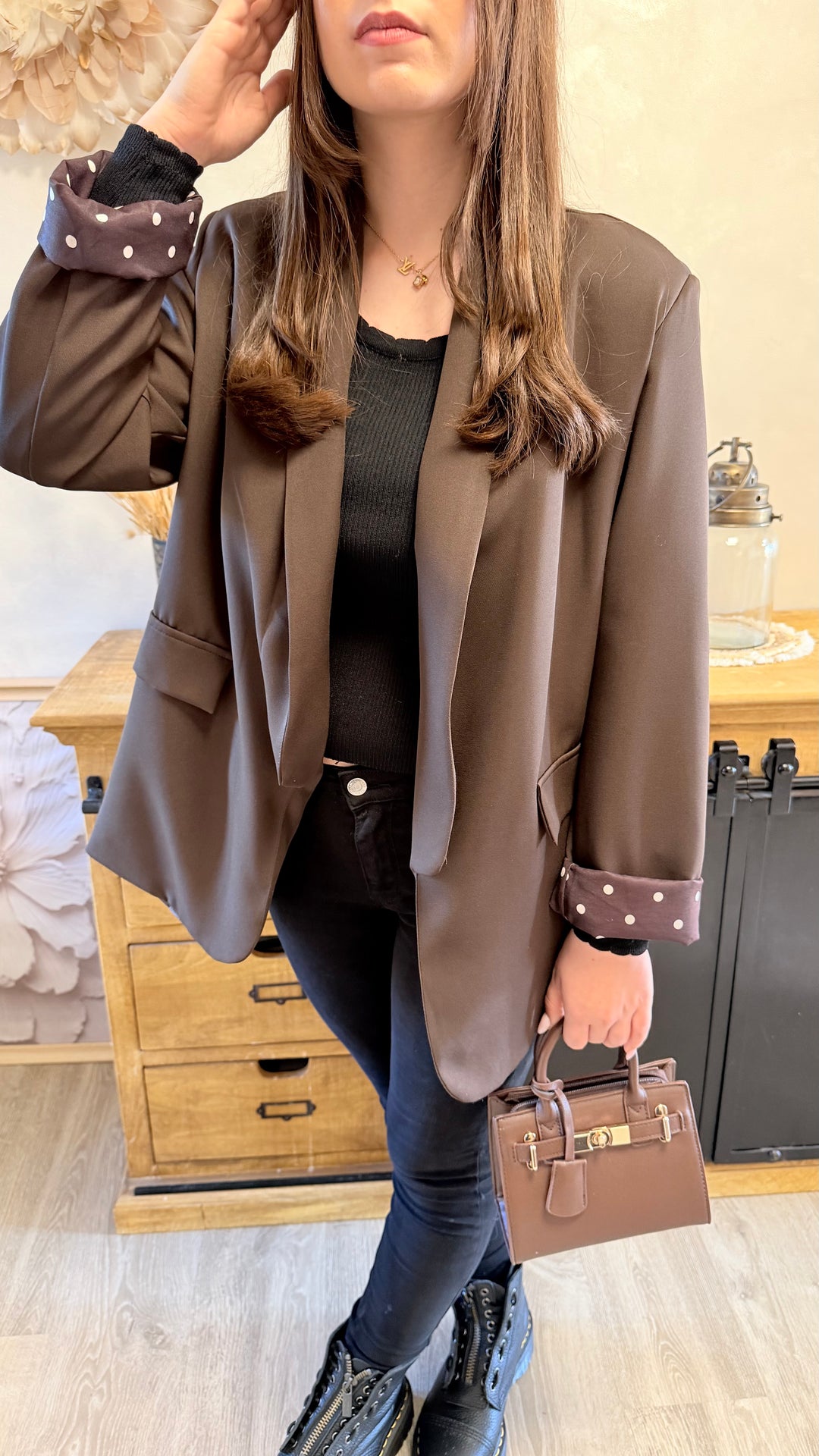 Blazer Imen chocolat