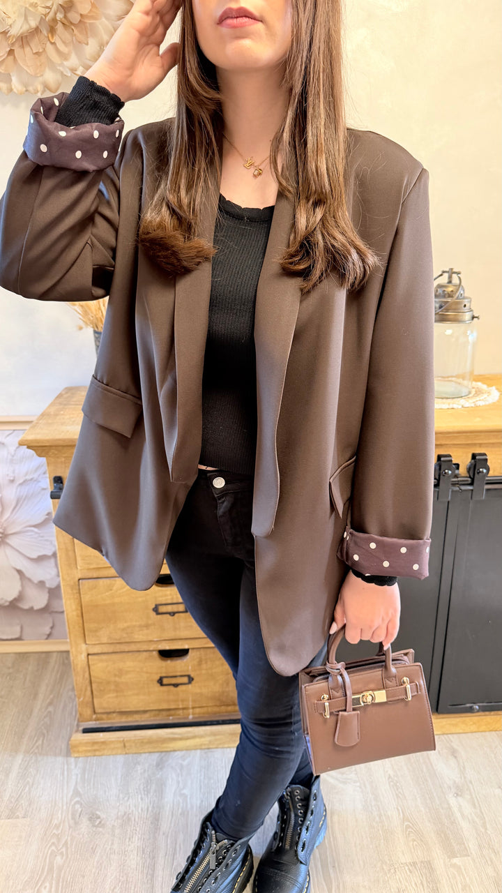 Blazer Imen chocolat