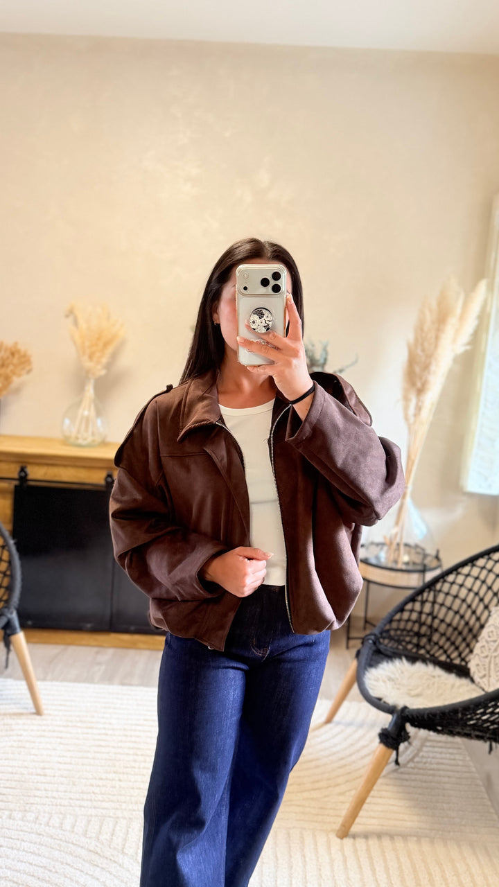 Veste Delma chocolat