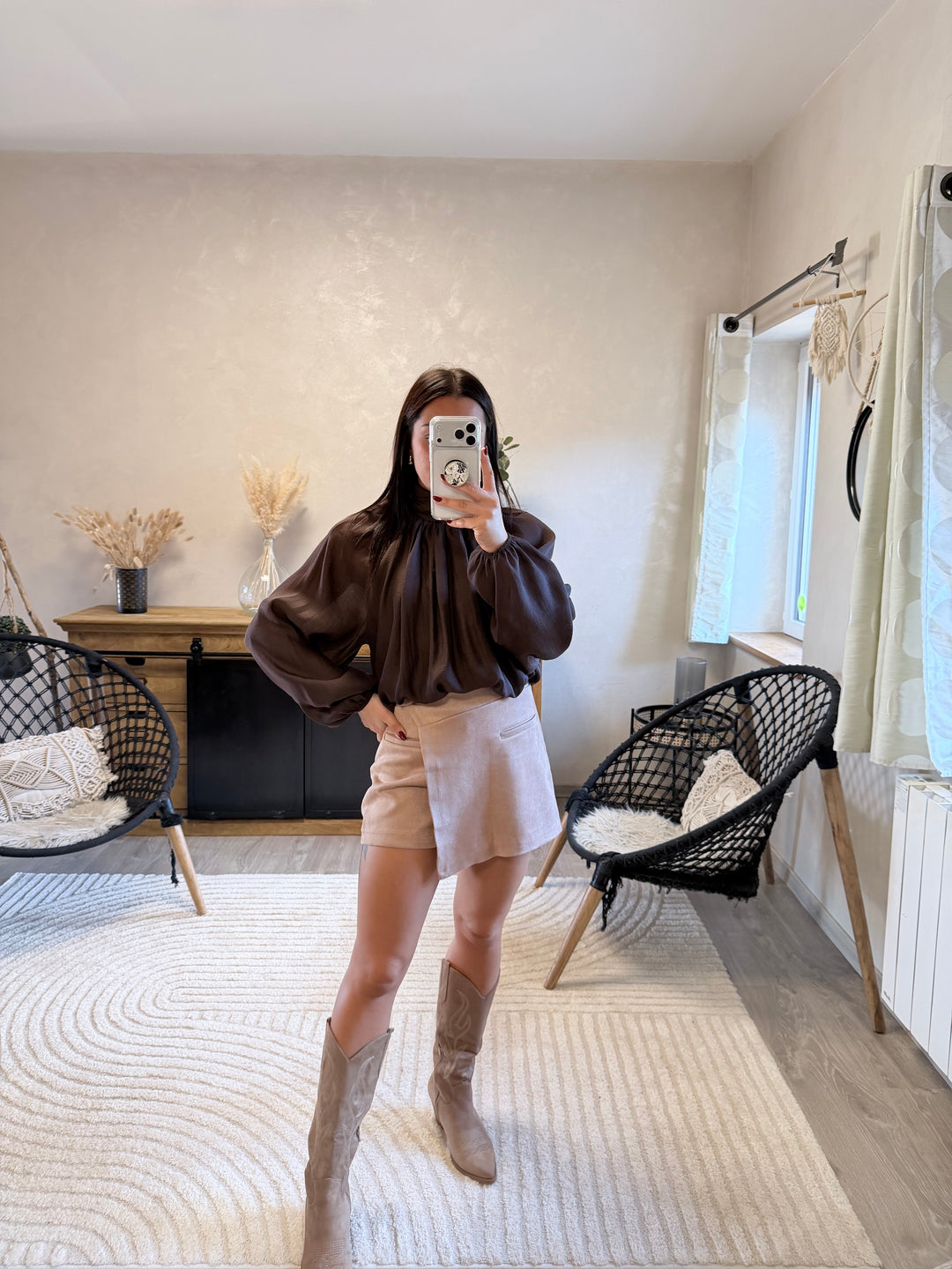 Blouse Basto chocolat