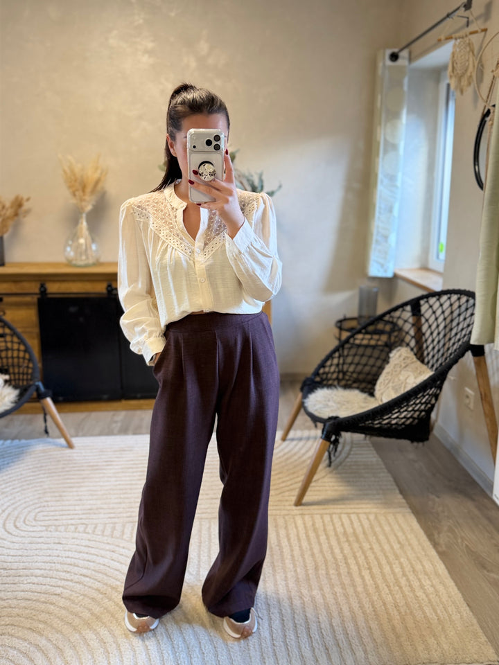 Pantalon Edy chocolat