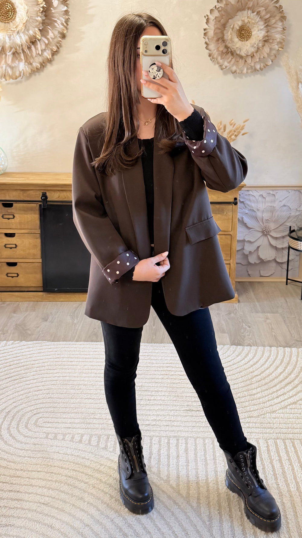 Blazer Imen chocolat