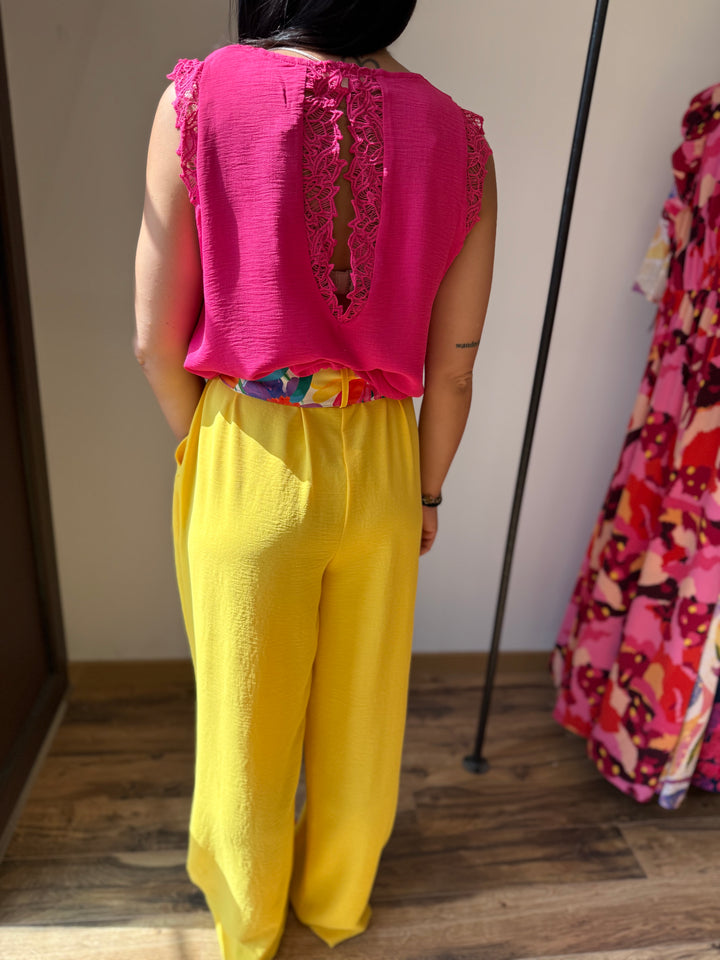 Pantalon Eliam jaune