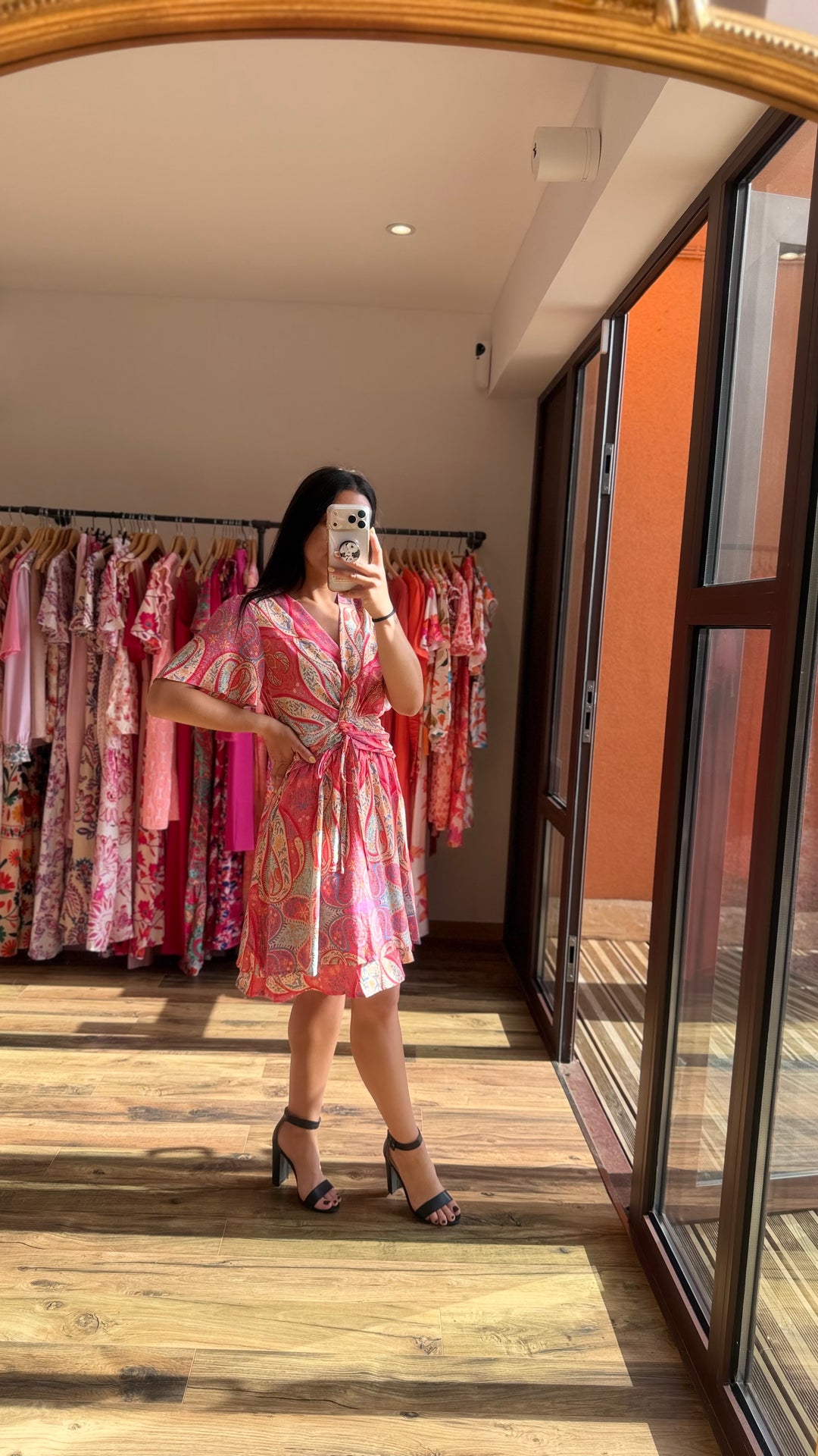 Robe courte Calinda