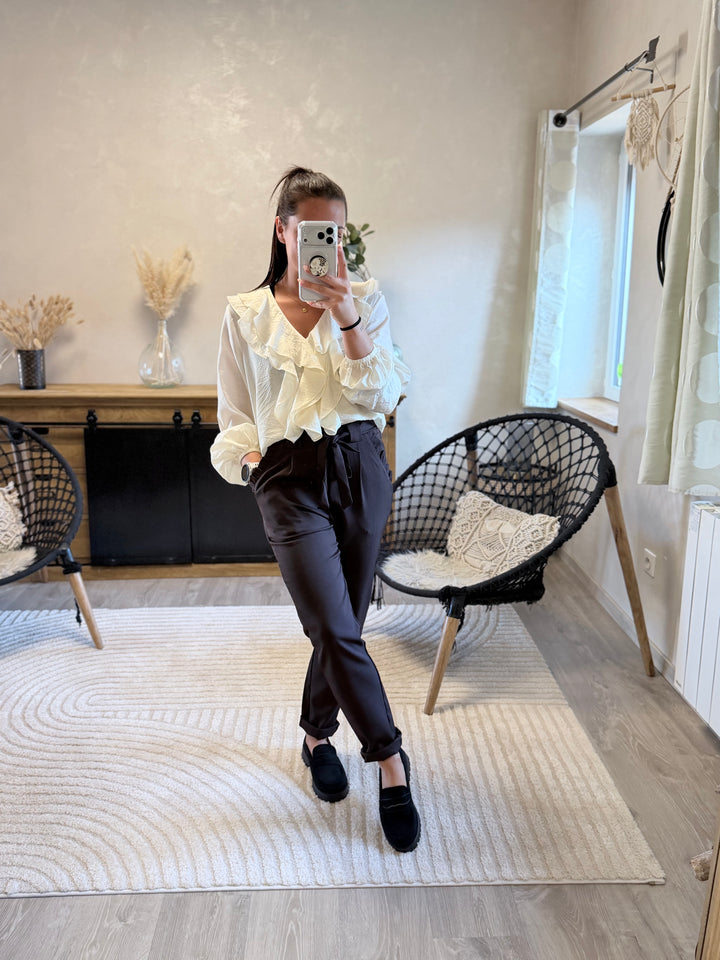 Pantalon Joule chocolat