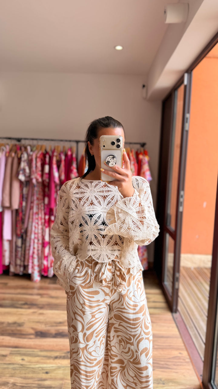 Top Odile crochet Axelle