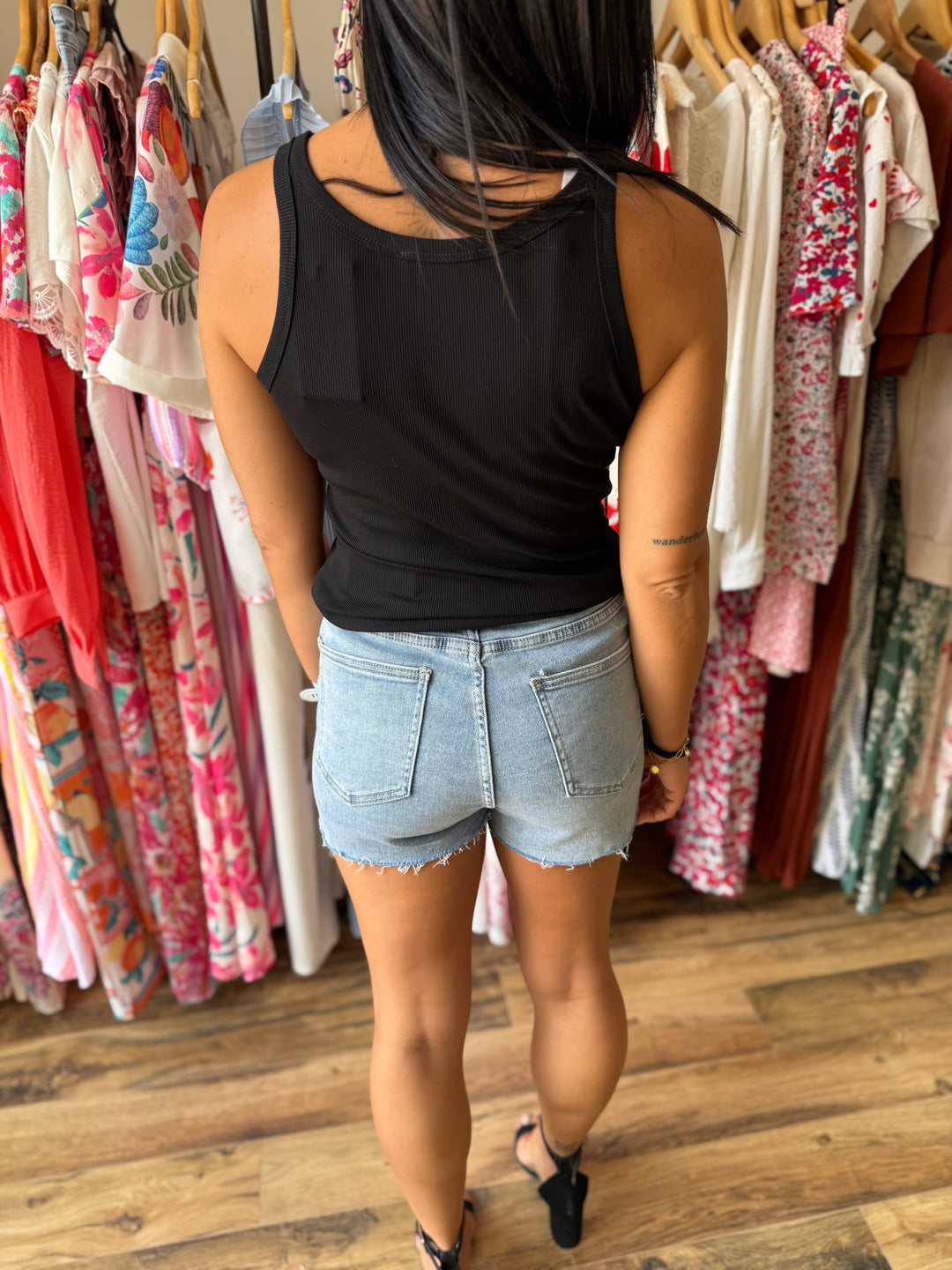 Jupe short en jean
