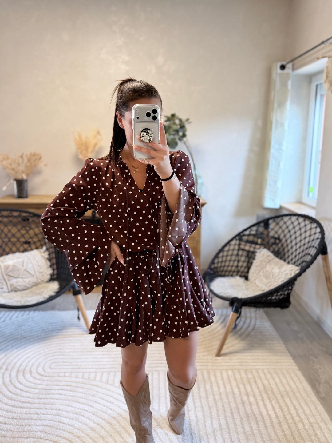 Robe burdy choco