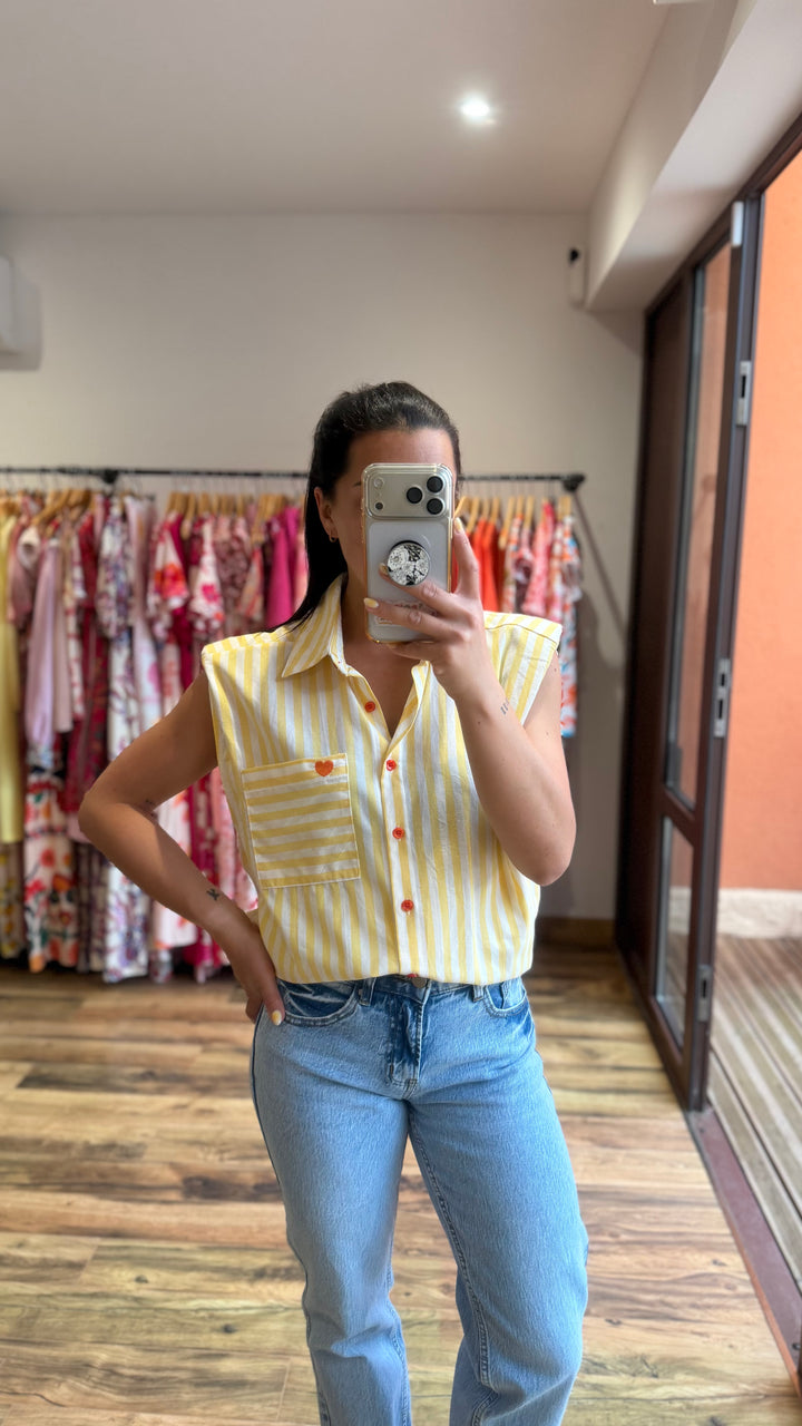 Chemise Calsy jaune