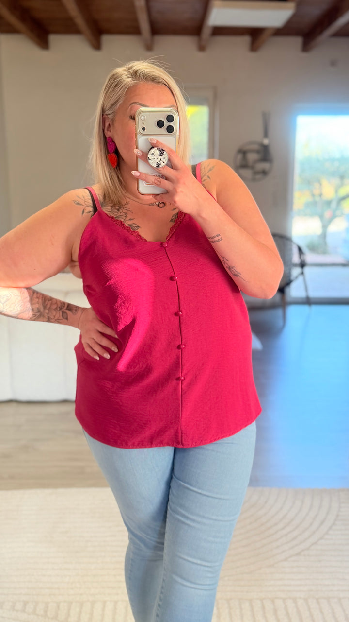 Top Hosa rose fushia CURVY