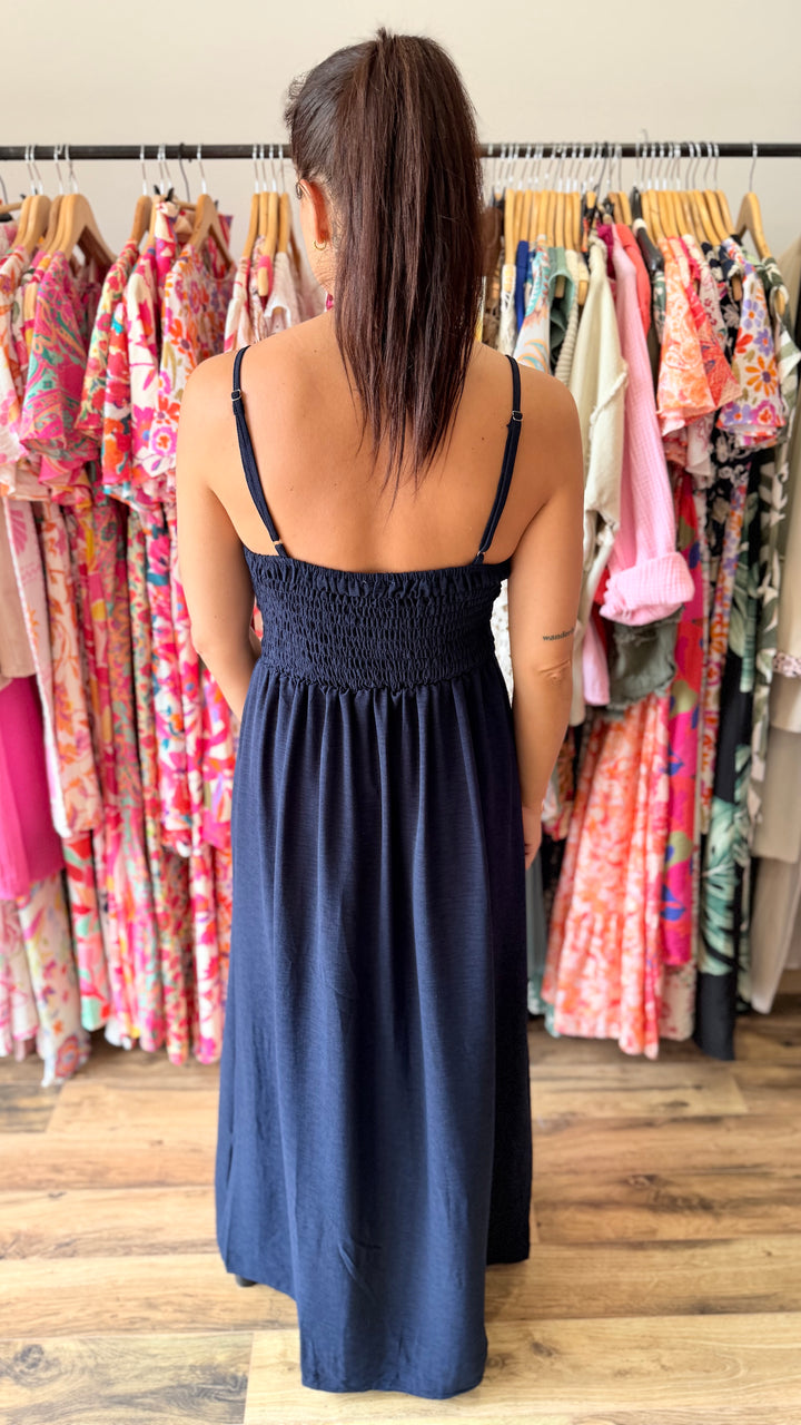 Robe longue Bola marine
