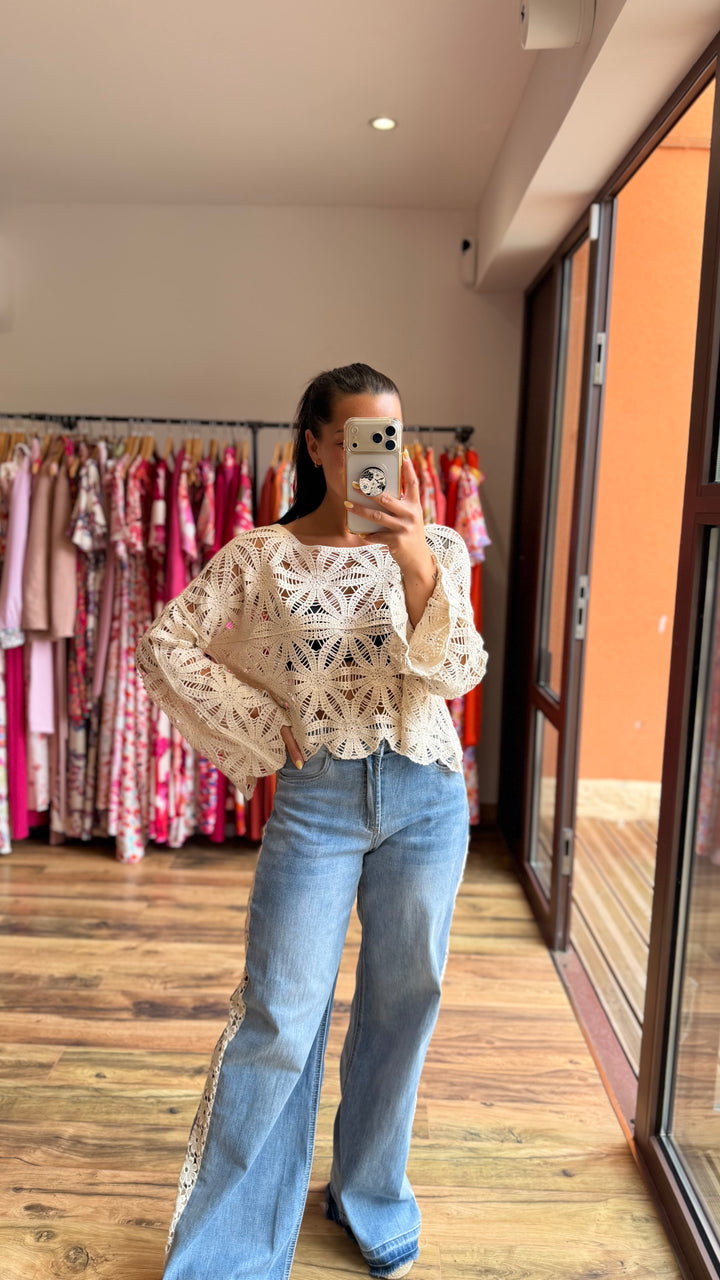 Top Odile crochet Axelle