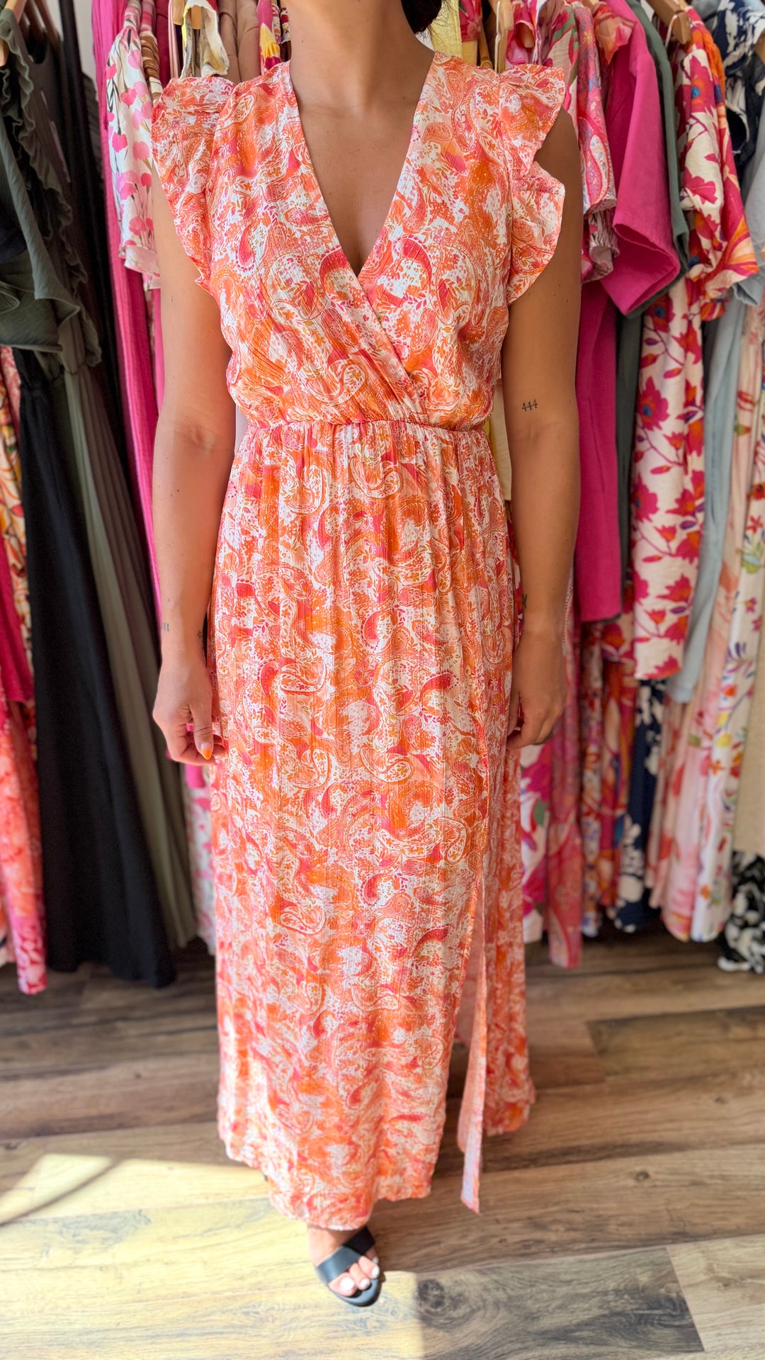 Robe longue Roman CURVY