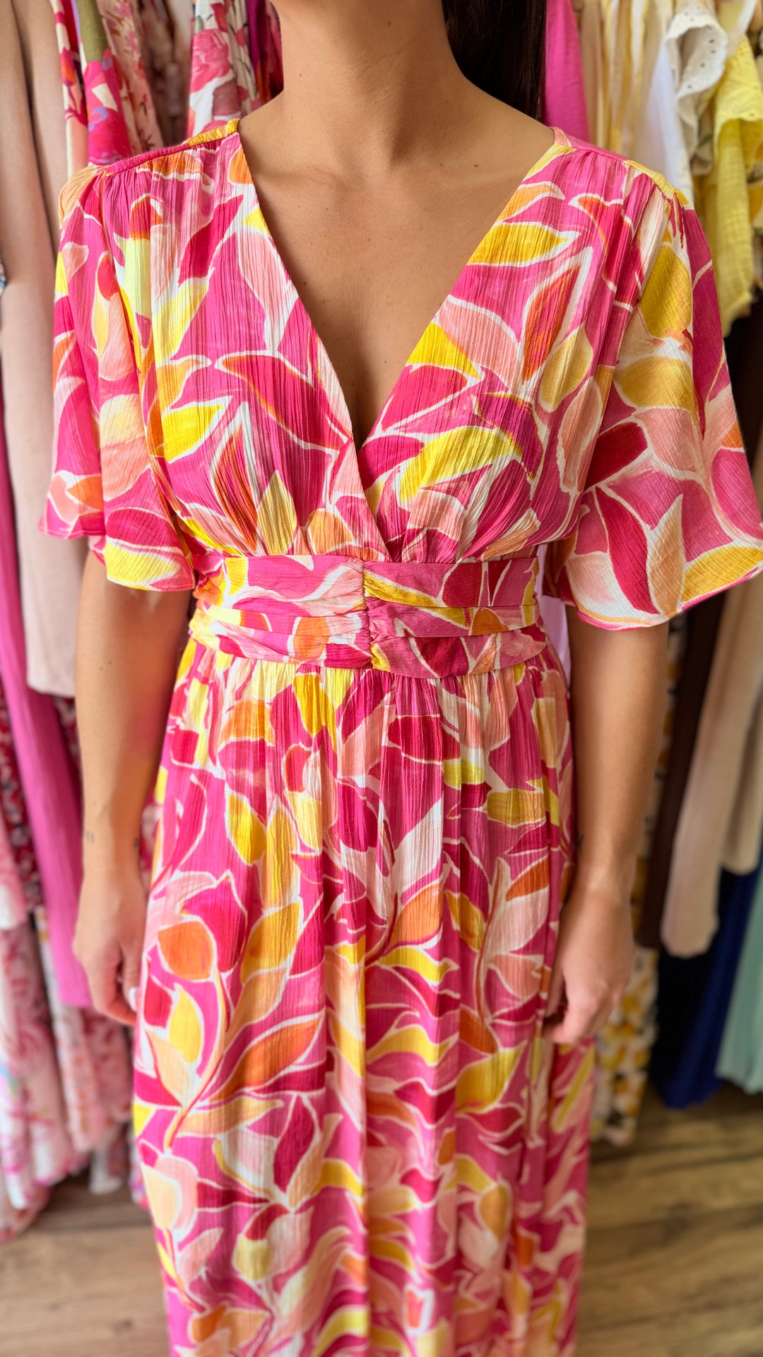 Robe longue Arlequin