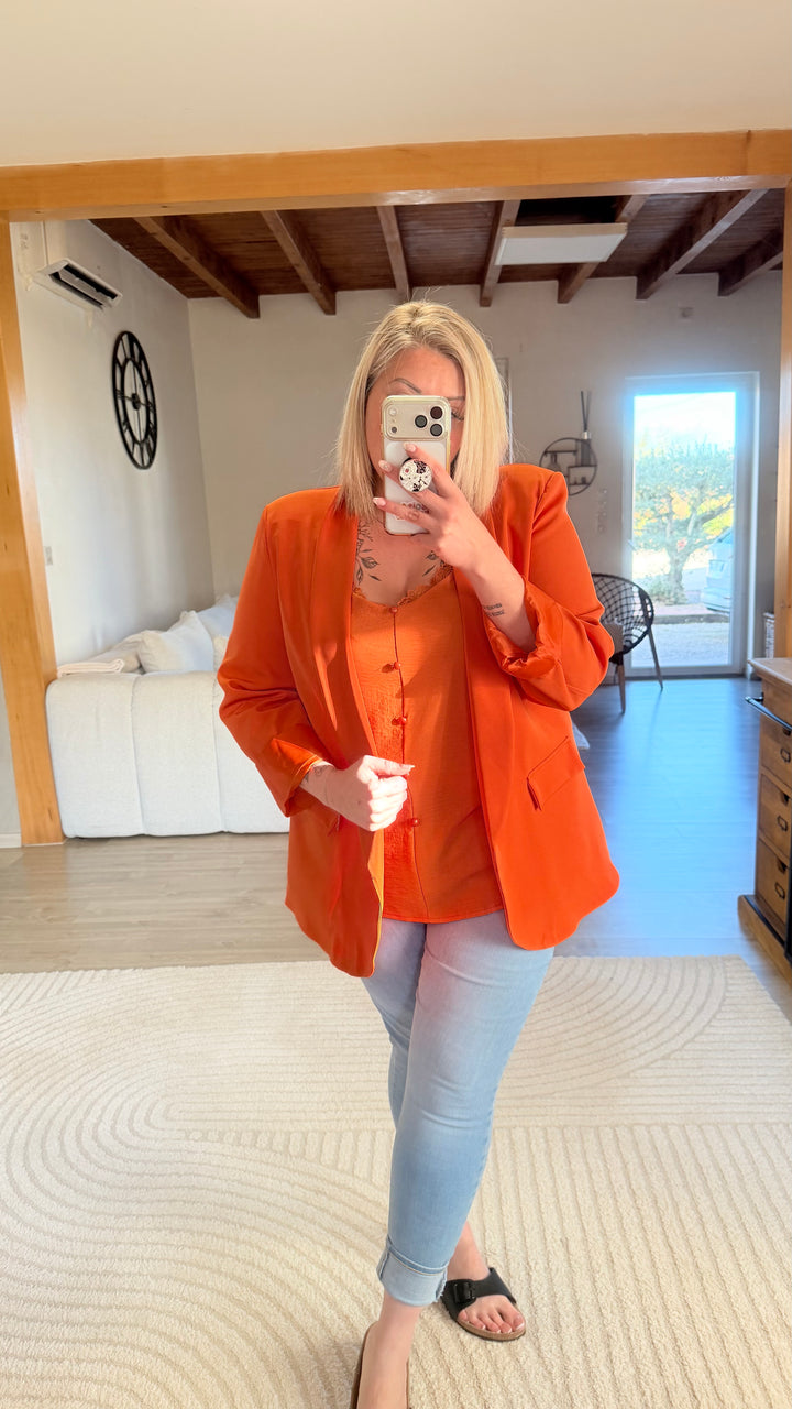 Top Hosa orange CURVY