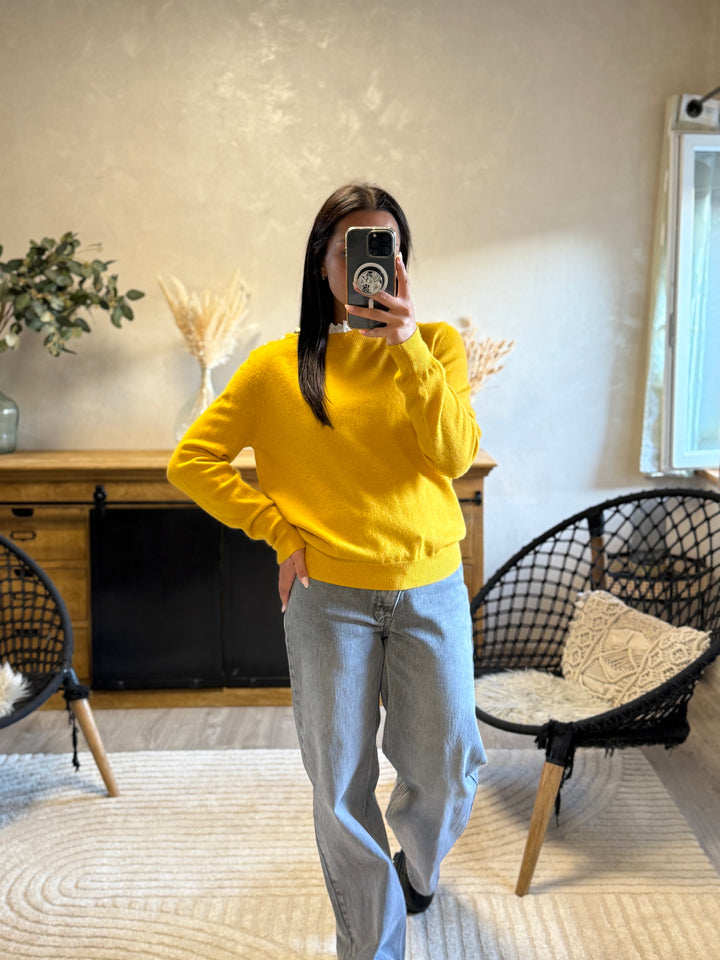 Pull Lény moutarde
