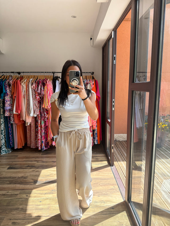 Pantalon Ira beige