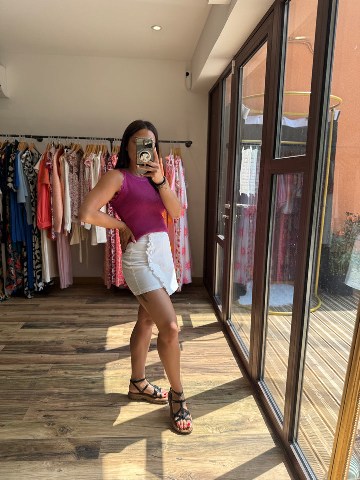 Top Noeline fuchsia