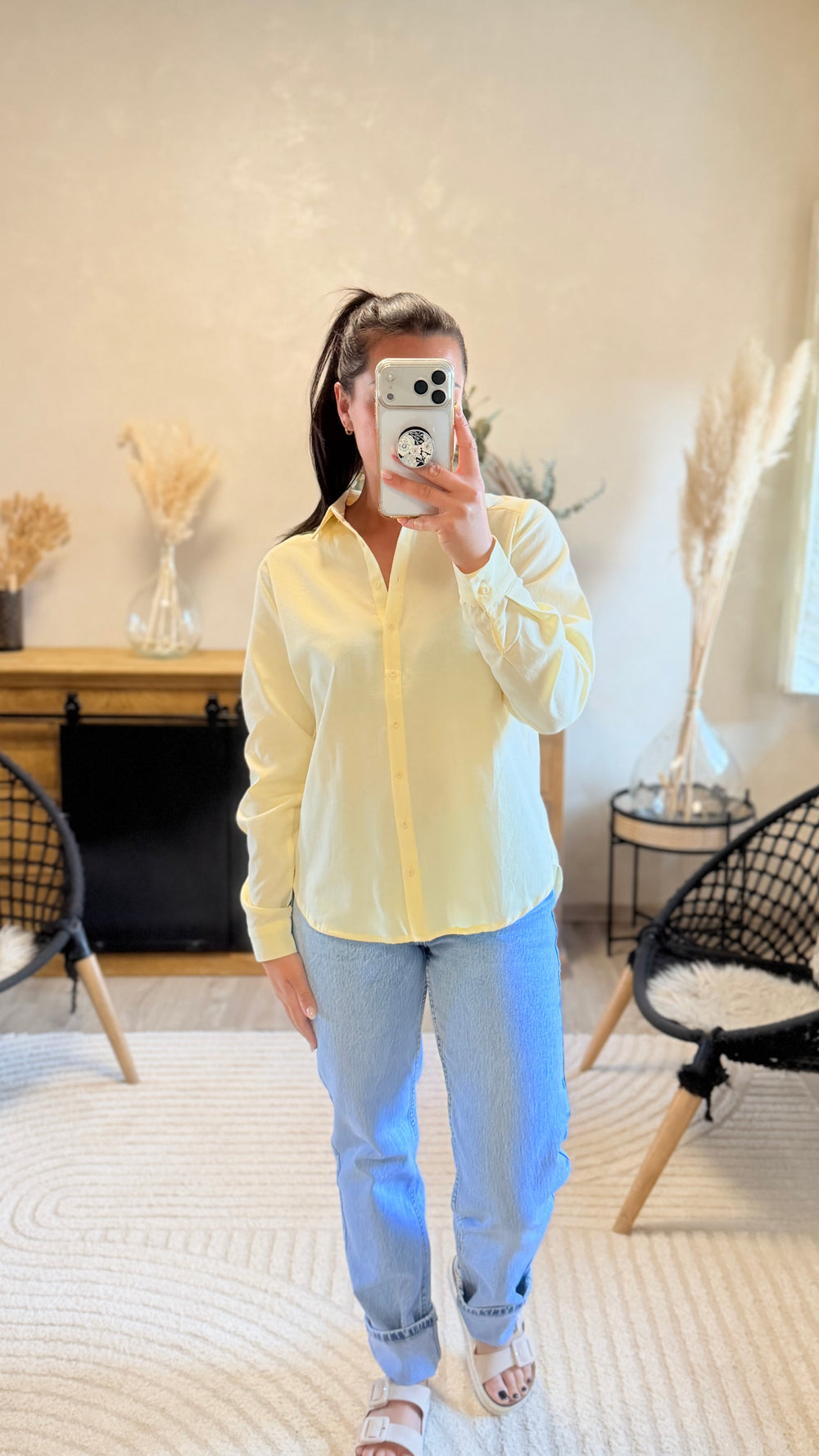 Chemise Ondine Jaune