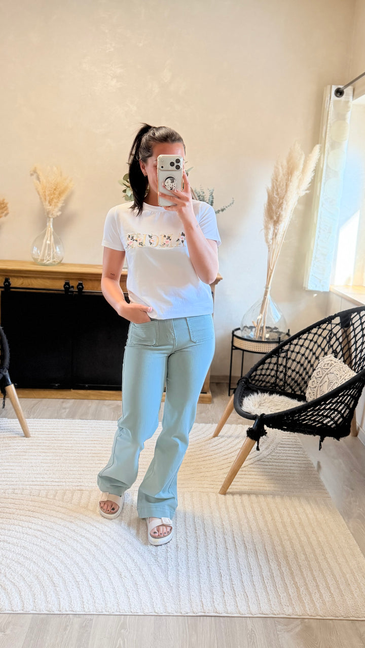 Teeshirt amour fleur