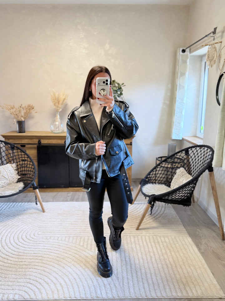 Perfecto noir oversize