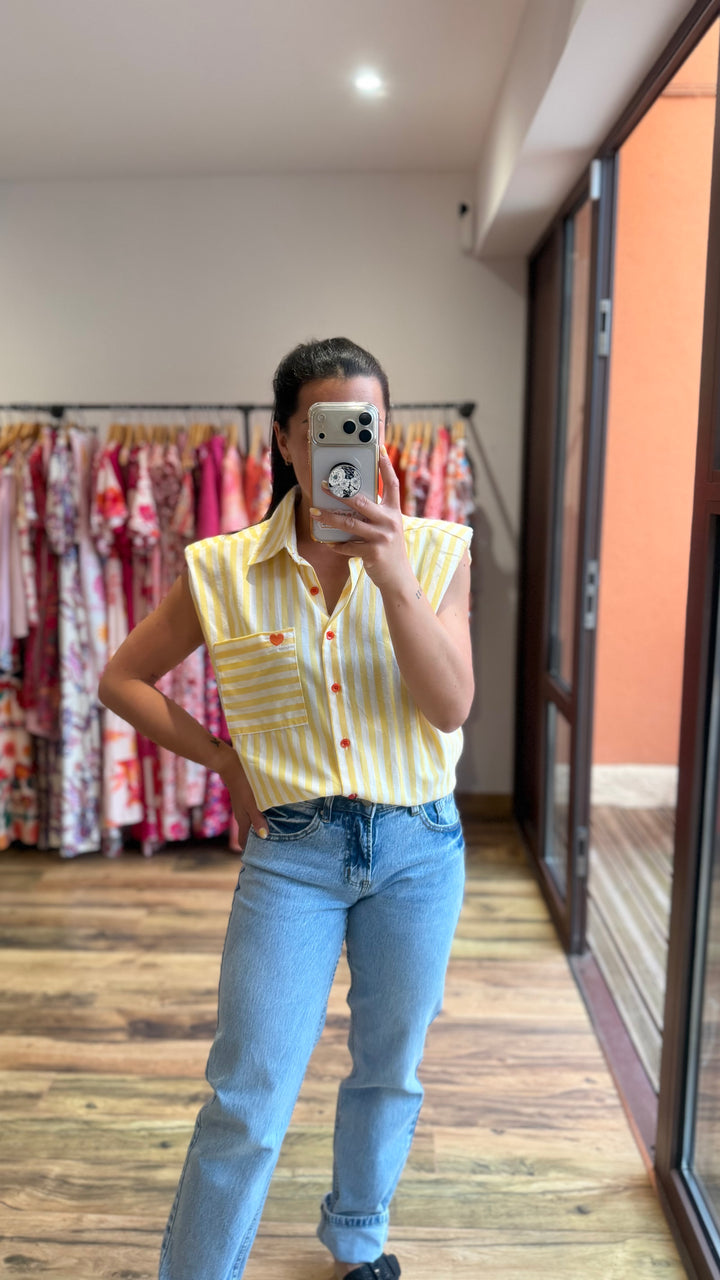 Chemise Calsy jaune