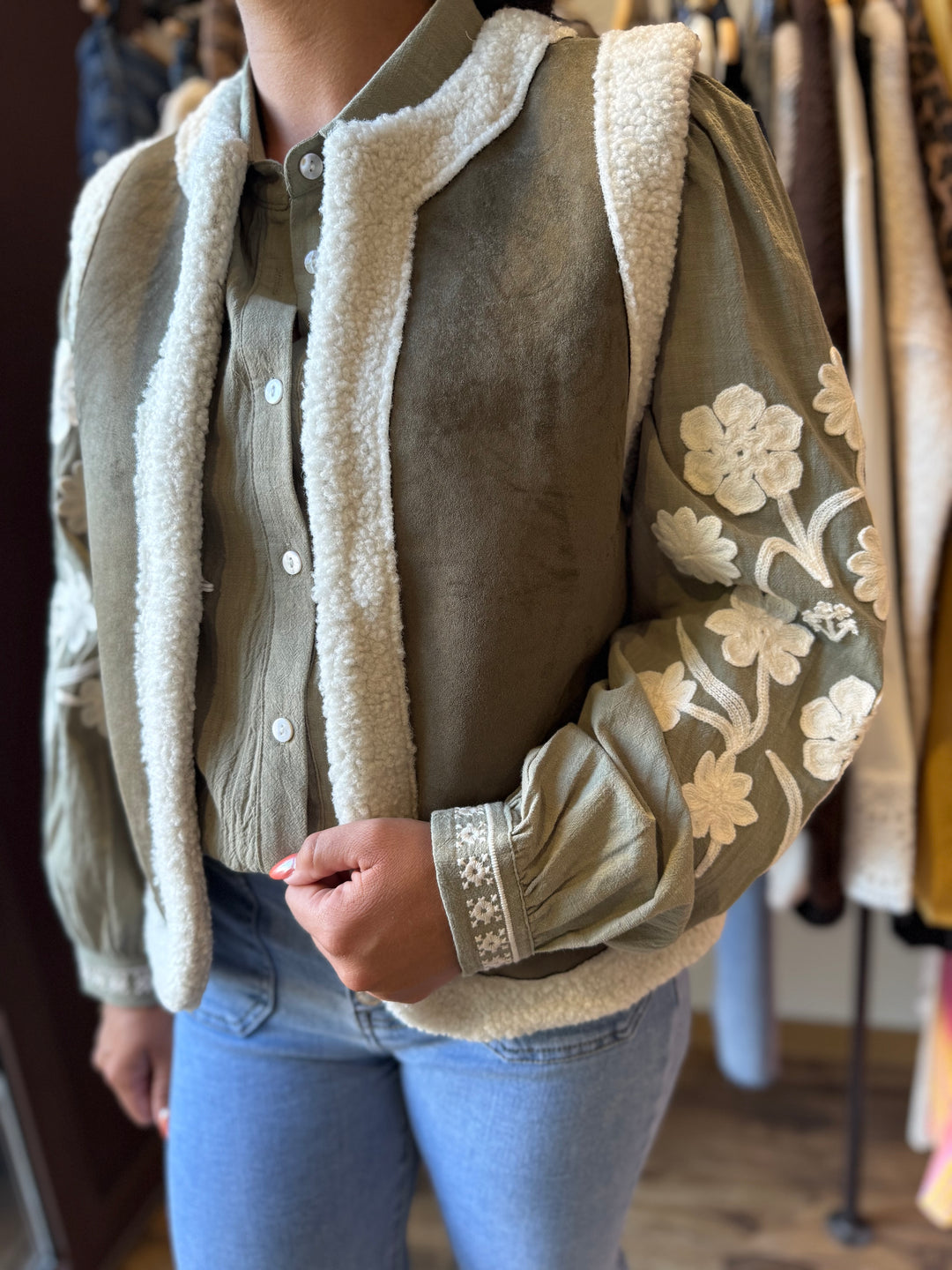 Chemise Louméa kaki
