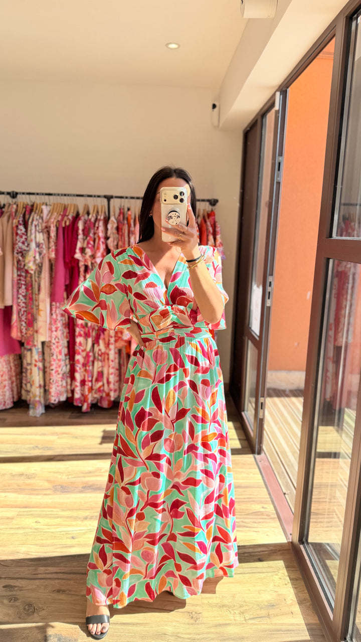 Robe longue Arlequin CURVY (PRÉCOMMANDE EXPÉDITION 3/06)