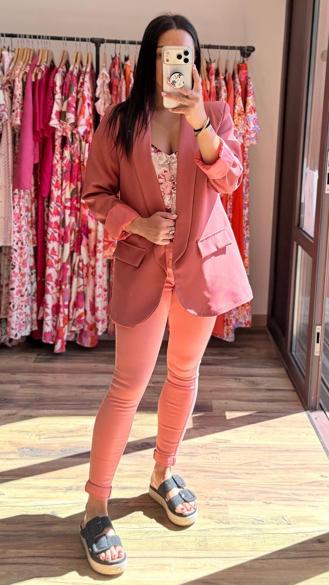 Jean Finda saumon CURVY