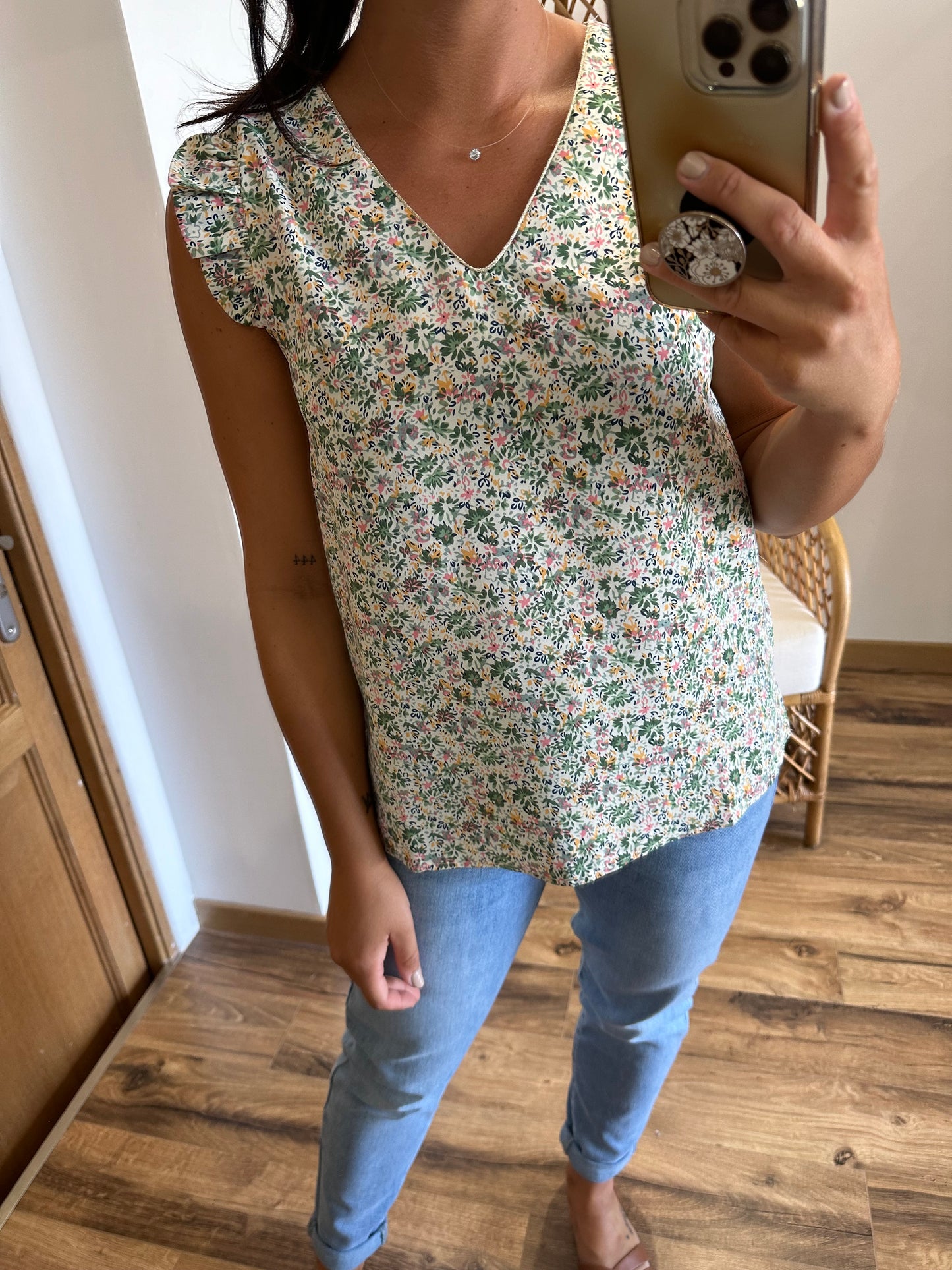 Blouse Simo verte