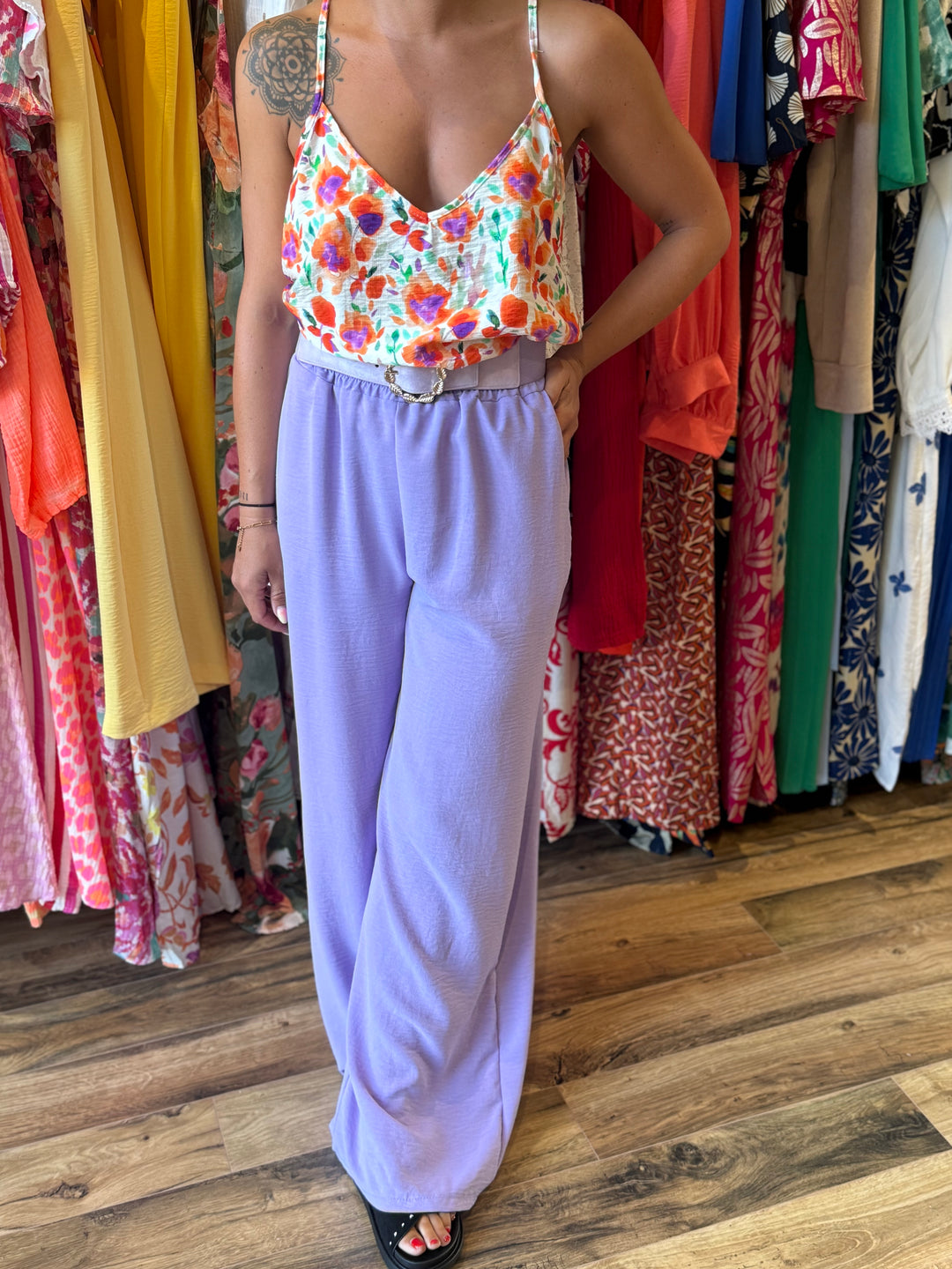 Pantalon Ira lilas