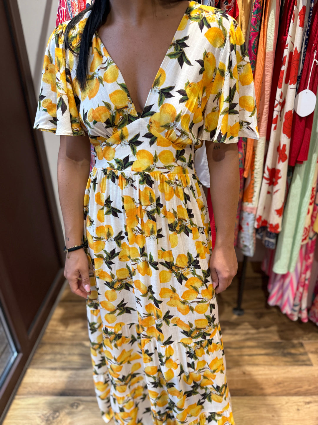 Robe longue Citrons CURVY