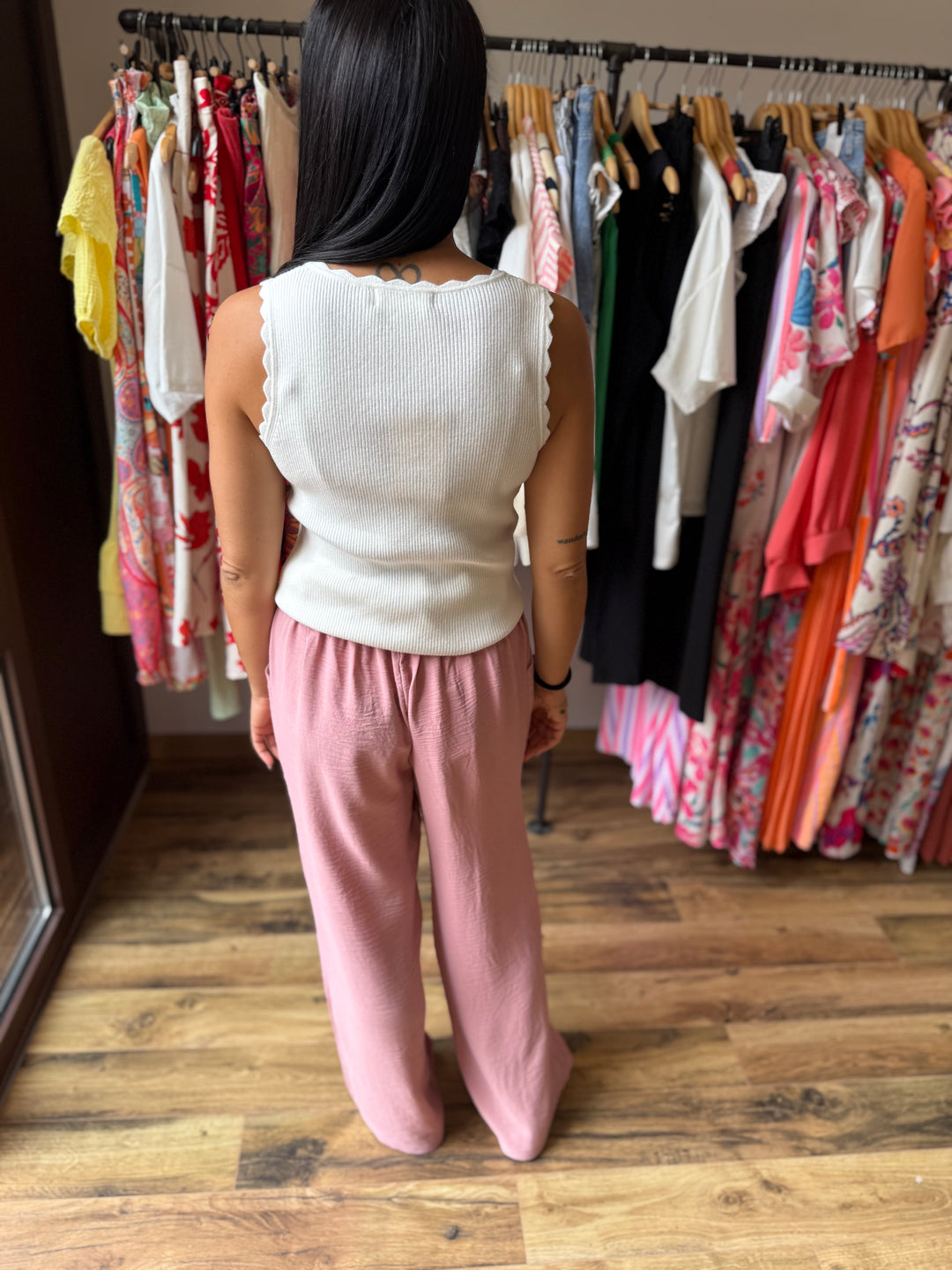 Pantalon Wilma rose CURVY