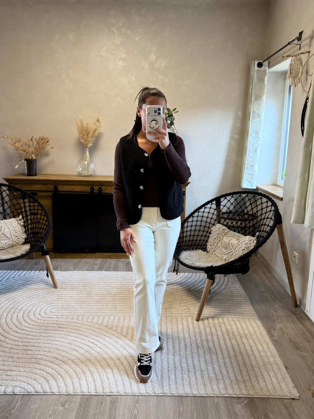 Gilet Mina noir