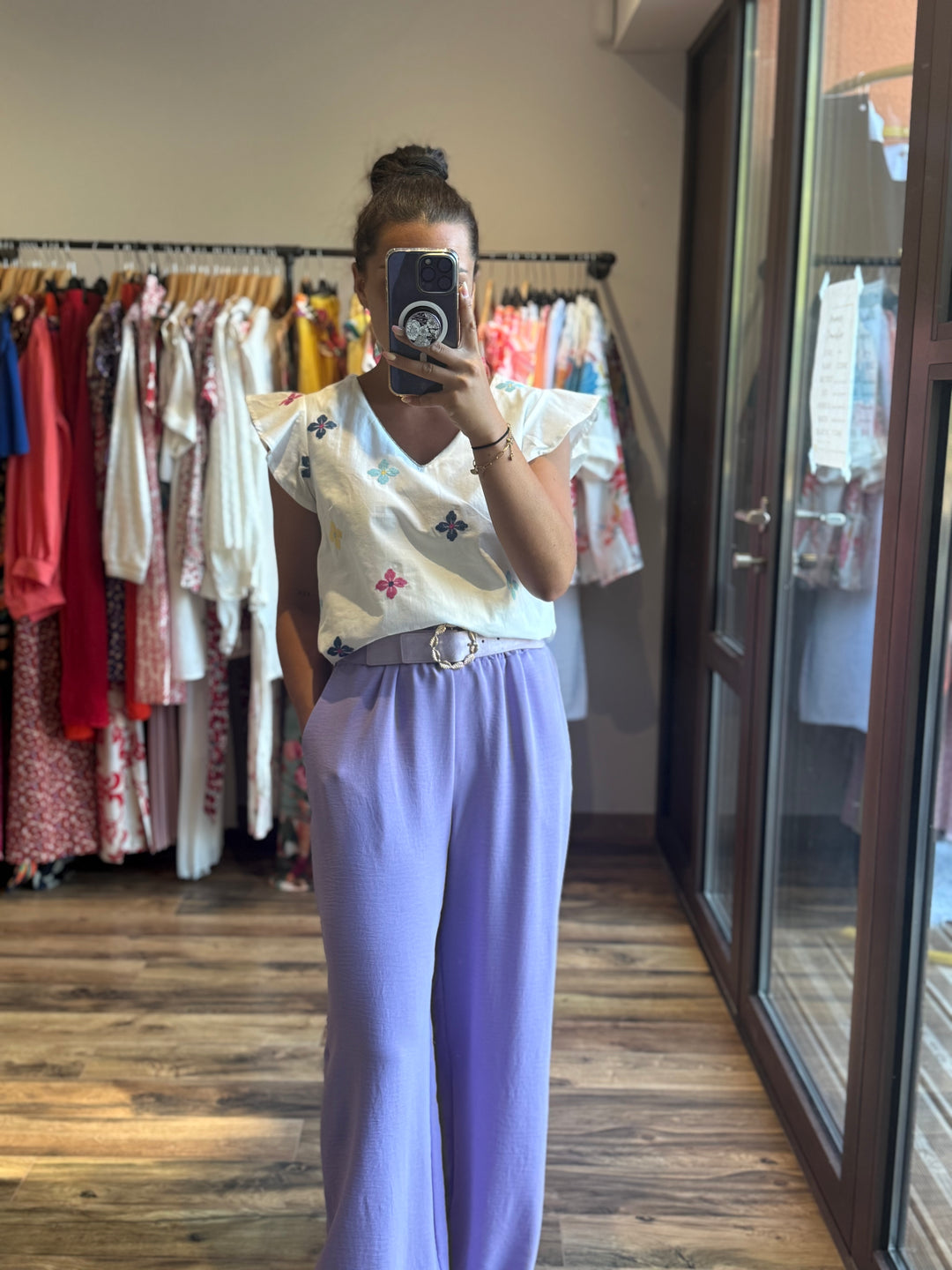 Pantalon Ira lilas