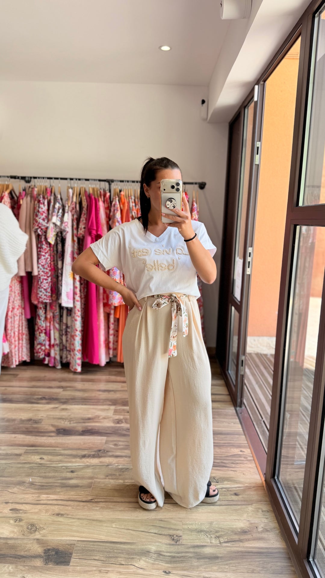 Pantalon Candice beige