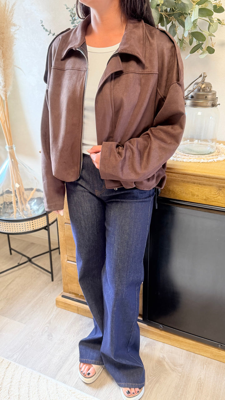 Veste Delma chocolat
