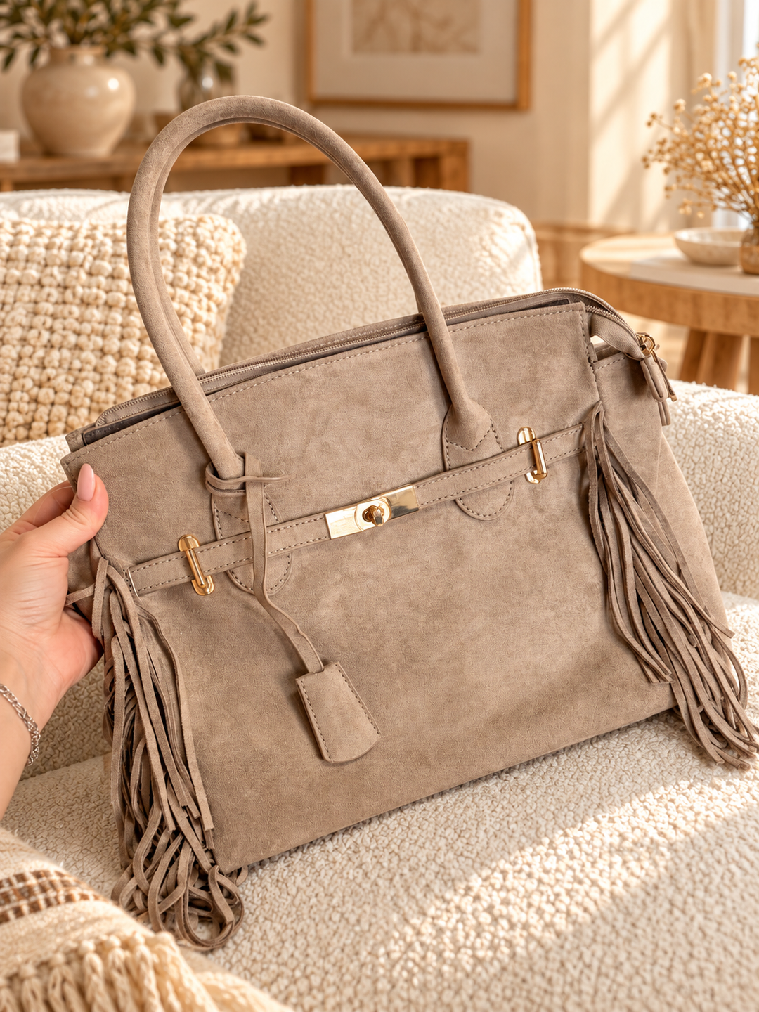 Sac Gerry taupe