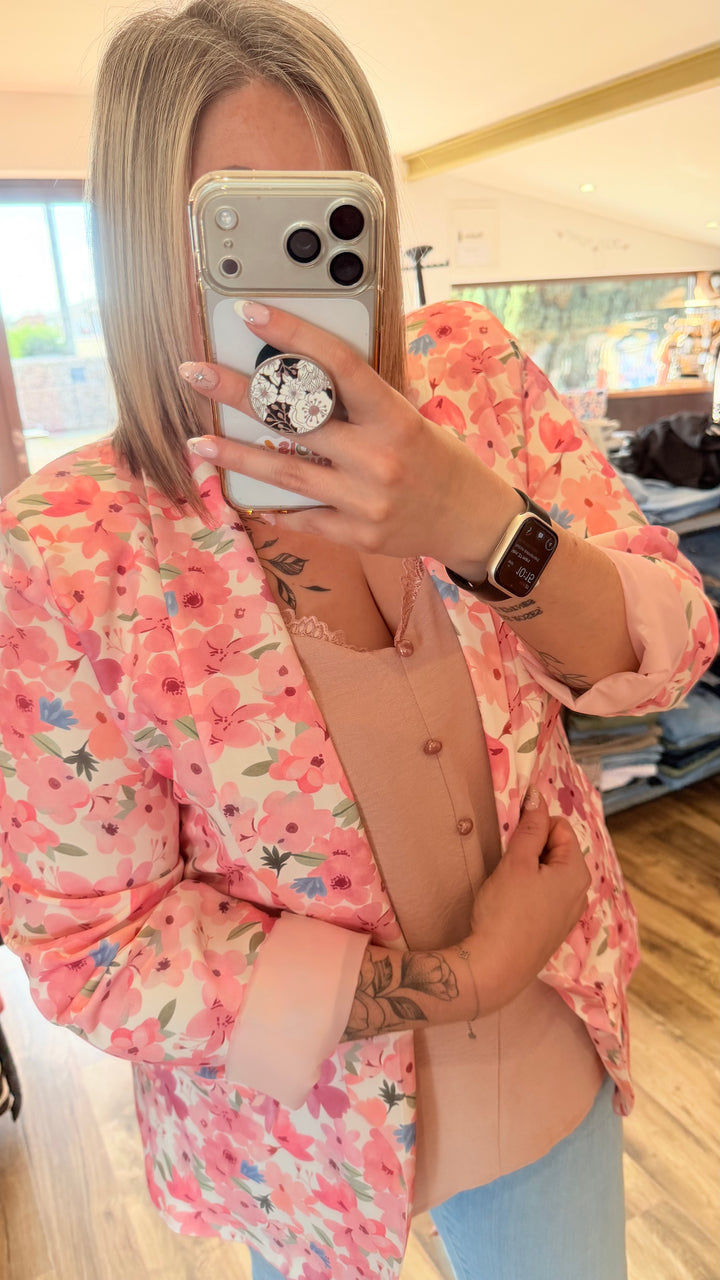 Blazer fleuri CURVY 42/46