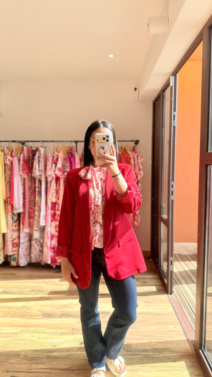 Blazer rouge